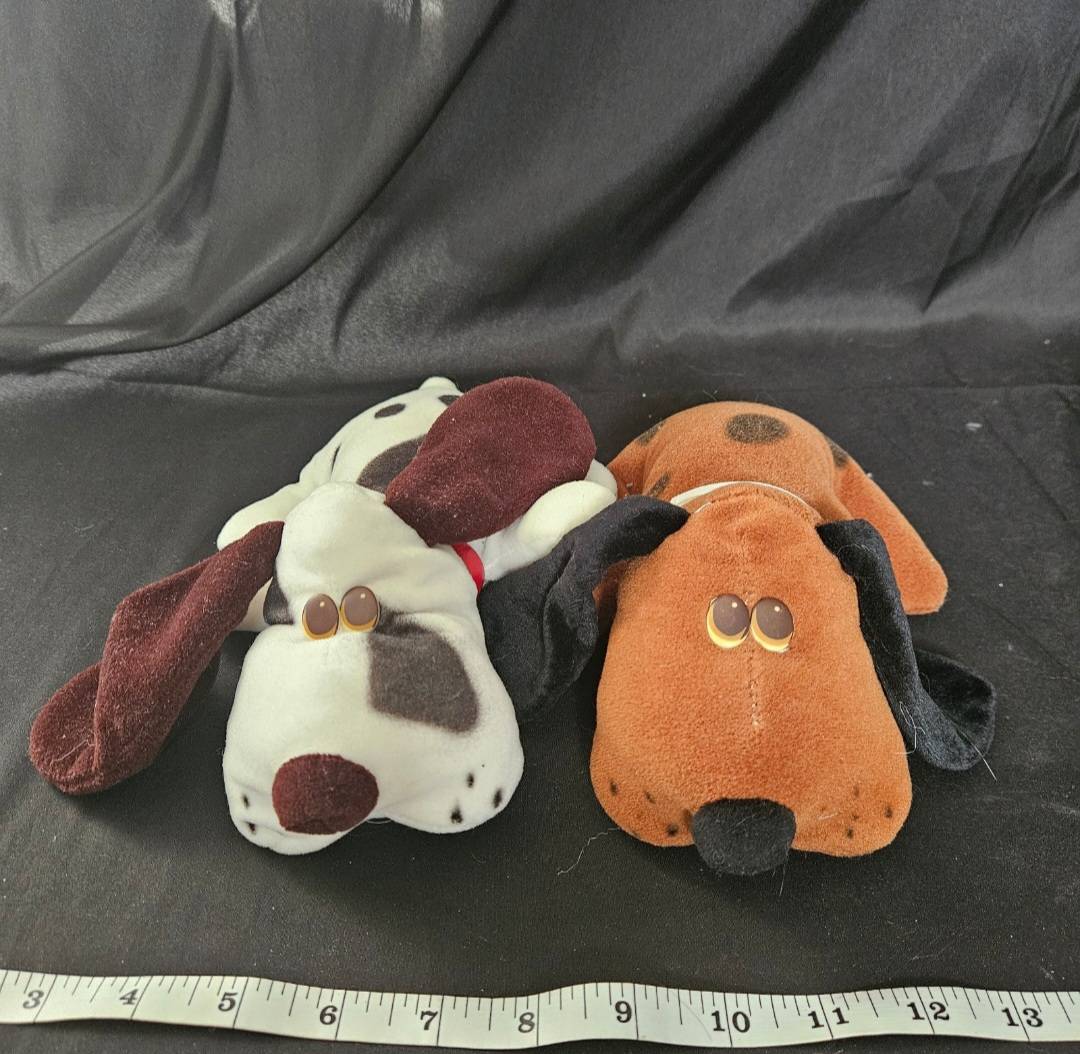 1986 Applause 2 Puppy Plush Toys - Plushies - ThrowbackBuys - Cloy's Creativity