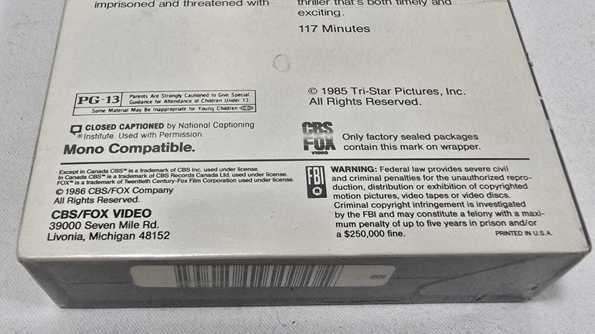 1986 – Iron Eagle VHS, Sealed - RARE - VHS - ThrowbackBuys - ResellerDoor