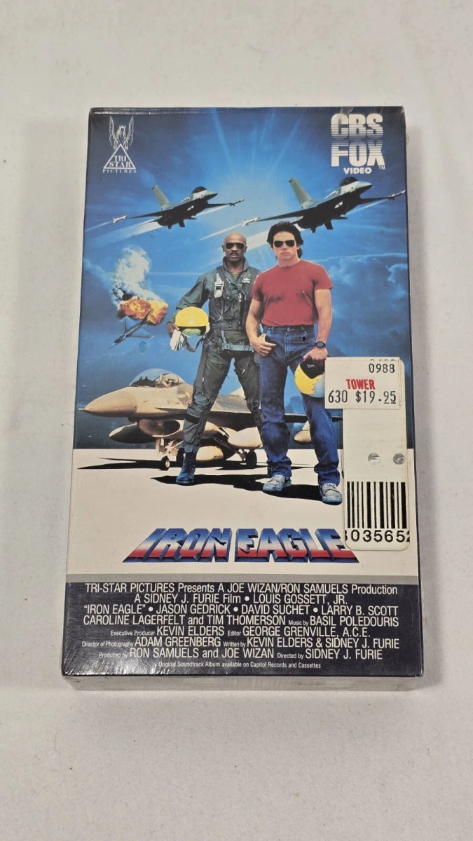 1986 – Iron Eagle VHS, Sealed - RARE - VHS - ThrowbackBuys - ResellerDoor