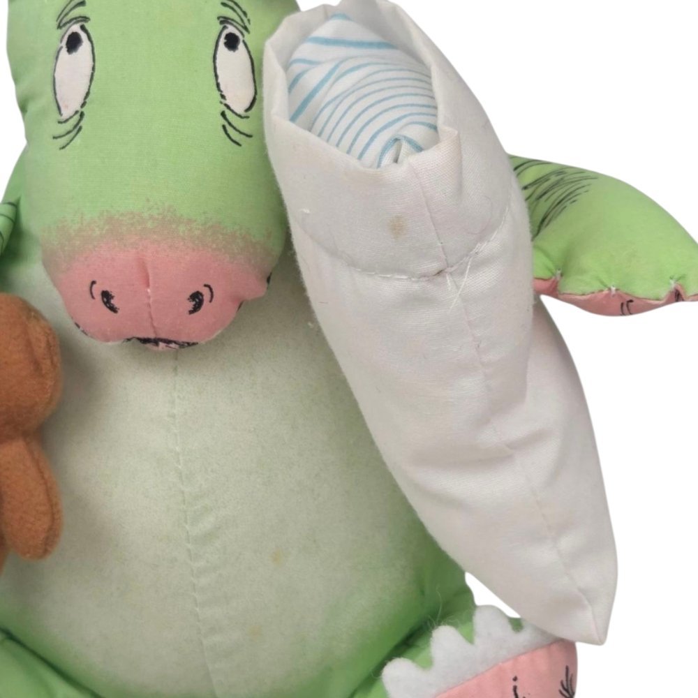 1986 - The Monster Bed Dennis 6" Plush Susan Varley R - Plushies - ThrowbackBuys - A N E 1 Stop Shop