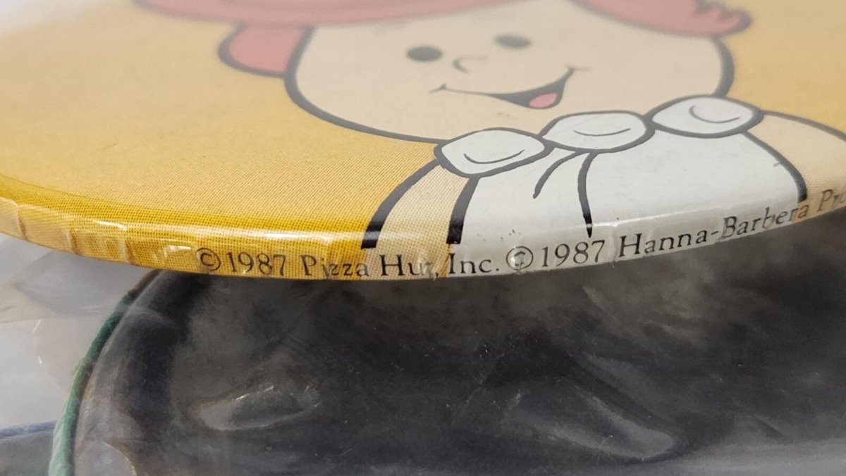 1987 - Pizza Hut Flintstones Pin/Button Set of 4 - Pins - ThrowbackBuys - ResellerDoor