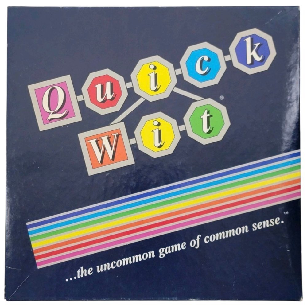 1987 - Quick Bit The Uncommon Game of Common Sense Trivia Petermark Complete - Board Games - ThrowbackBuys - A N E 1 Stop Shop