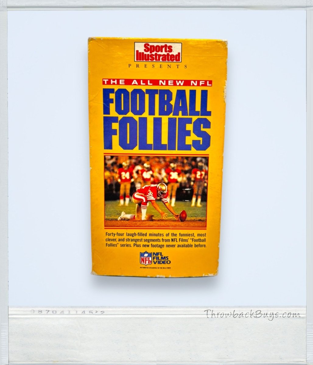 1987 - Sports Illustrated Presents: Football Follies VHS - VHS - ThrowbackBuys - ThrowbackBuys