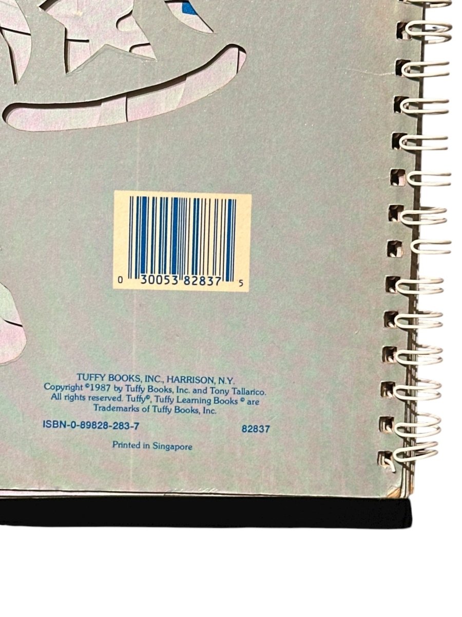 1987 The Stencil Book of Christmas by Tony Tallarico Tuffy Learning Book - Arts & Crafts - ThrowbackBuys - Abunnysvintageco