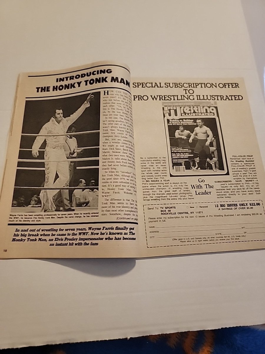 1987 The Wrestler Magazine Tragedy Strikes Wrestling WWF/WWE - Magazines - ThrowbackBuys - Amanda's Awesome Finds