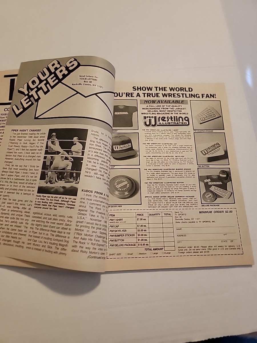 1987 The Wrestler Magazine Tragedy Strikes Wrestling WWF/WWE - Magazines - ThrowbackBuys - Amanda's Awesome Finds