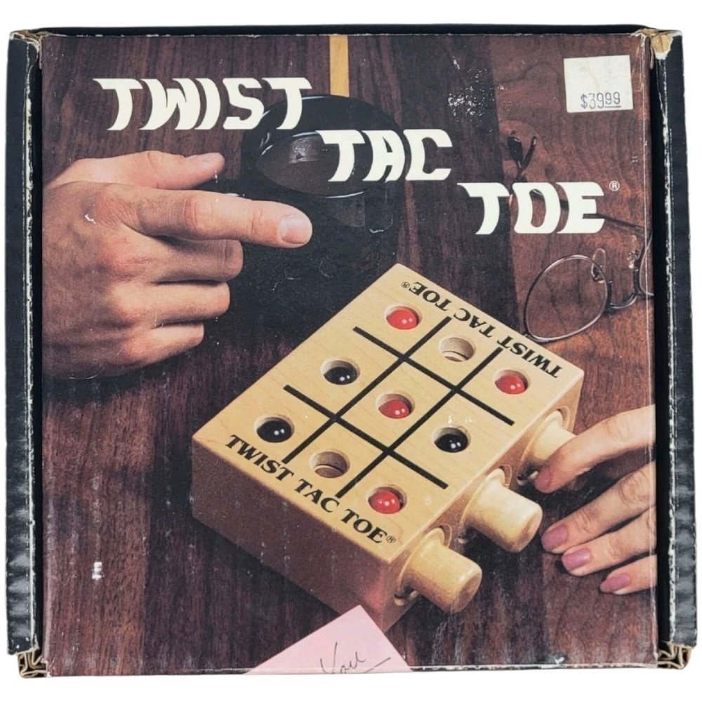 1988 – Channel Craft Twist Tac Toe: Wooden Marble Game - Board Games - ThrowbackBuys - A N E 1 Stop Shop