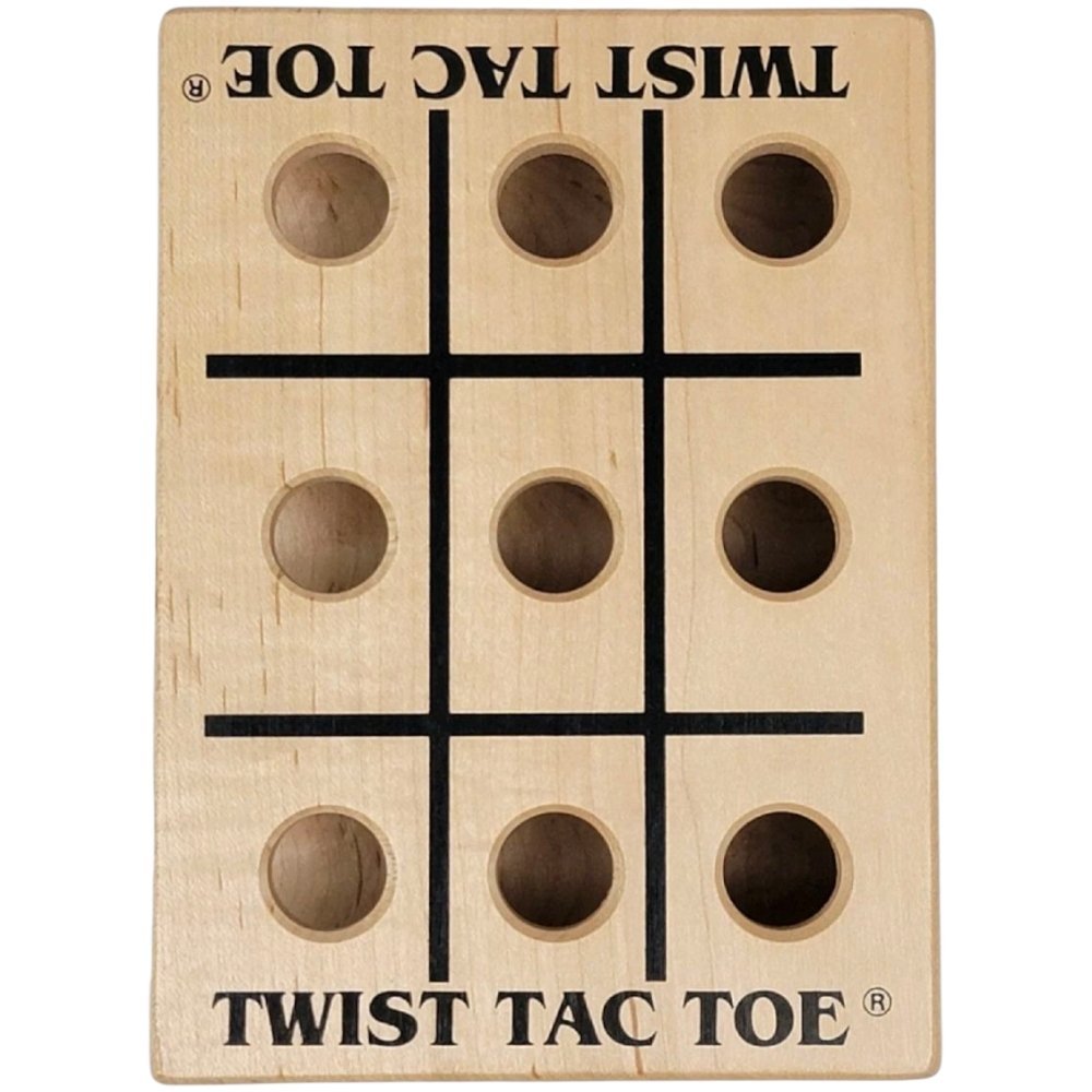 1988 – Channel Craft Twist Tac Toe: Wooden Marble Game - Board Games - ThrowbackBuys - A N E 1 Stop Shop