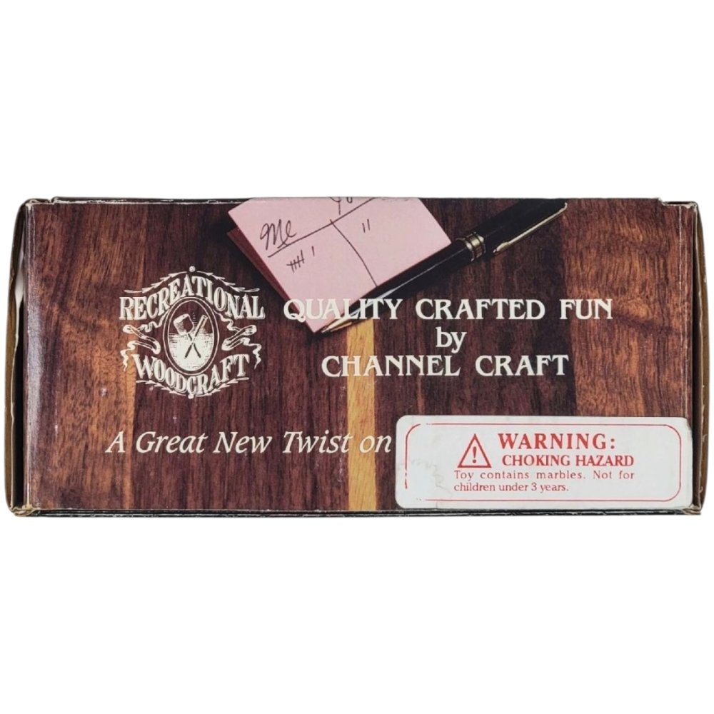 1988 – Channel Craft Twist Tac Toe: Wooden Marble Game - Board Games - ThrowbackBuys - A N E 1 Stop Shop