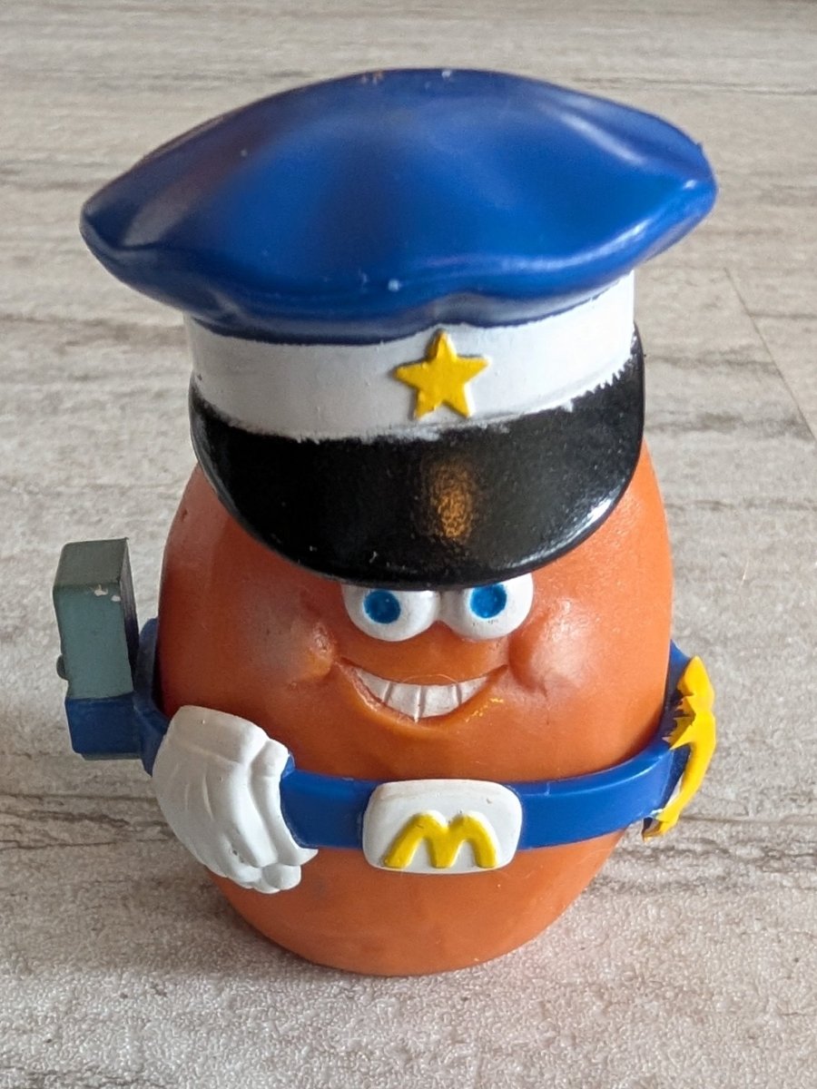 1988 - Police McNugget Buddy Happy Meal Toy - COMPLETE - Collectible Toys - ThrowbackBuys - Slaqr Retro Gaming & Collectibles