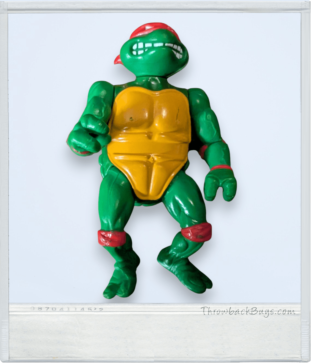 1988 - TMNT Action Figure - Raphael - Hard Head (No Accessories) - Action Figures & Collectibles - ThrowbackBuys - Slaqr Retro Gaming & Collectibles