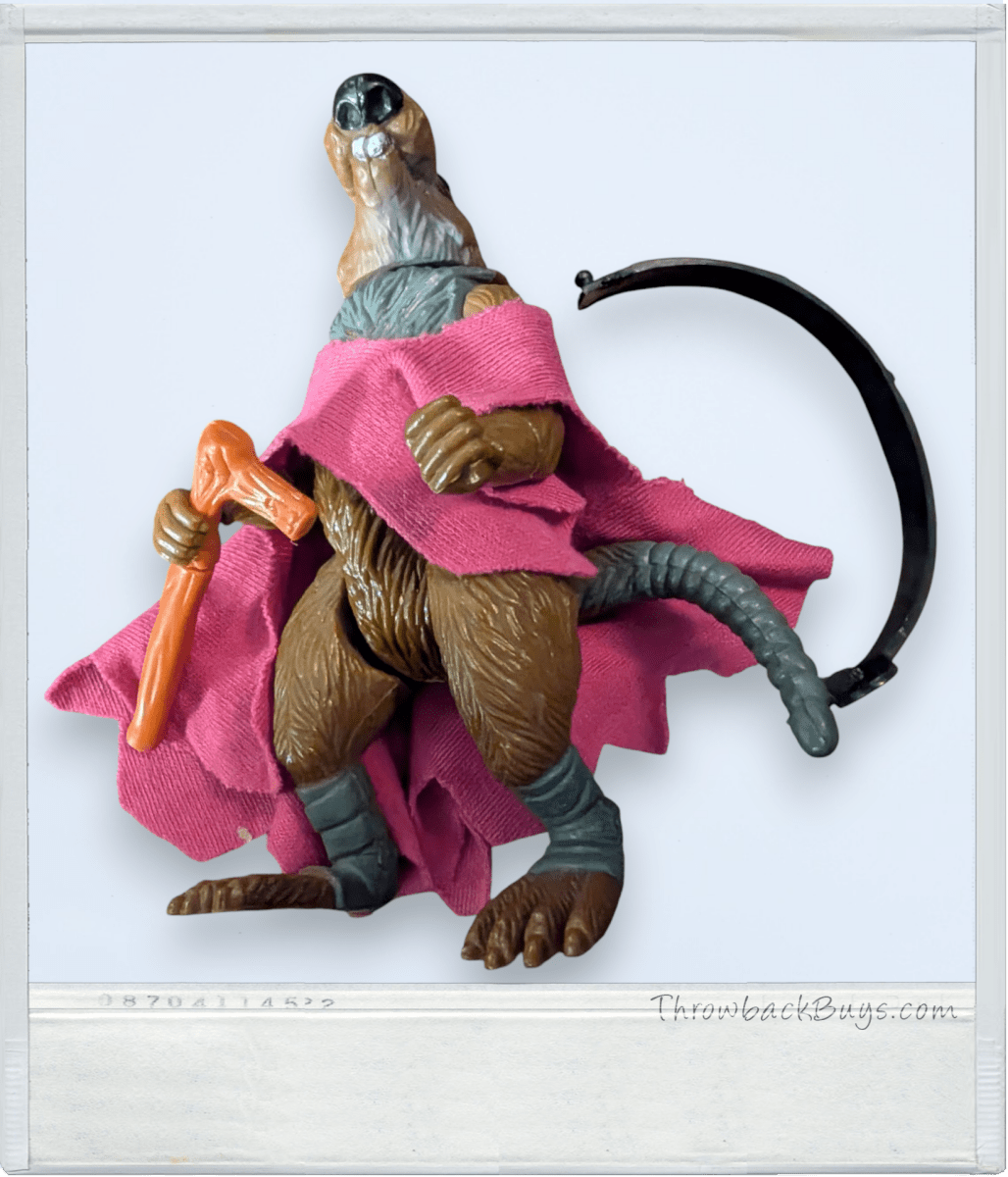 1988 - TMNT Action Figure - Splinter (Incomplete) - Action Figures & Collectibles - ThrowbackBuys - Slaqr Retro Gaming & Collectibles