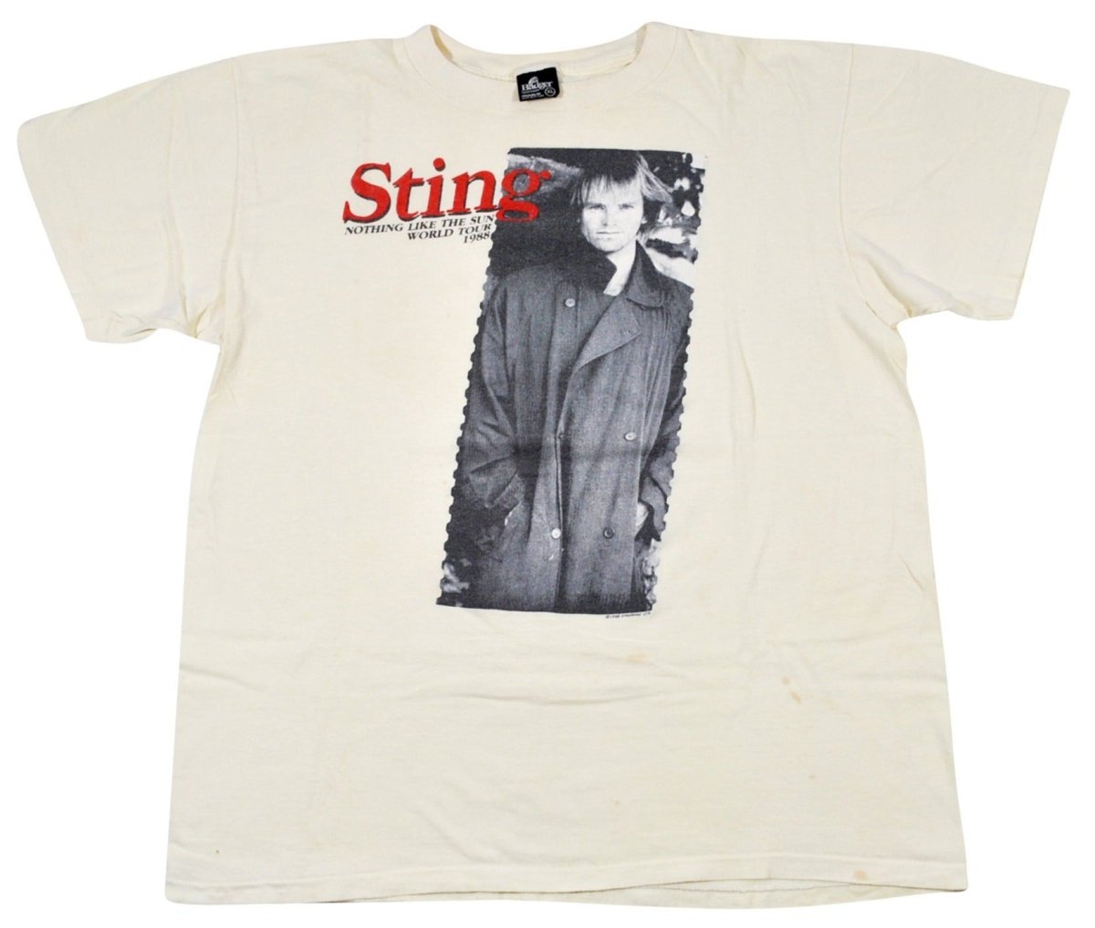 1988 - Yesterday's Attic: Sting World Tour Shirt - Large - T-Shirts - ThrowbackBuys -Yesterday's Attic