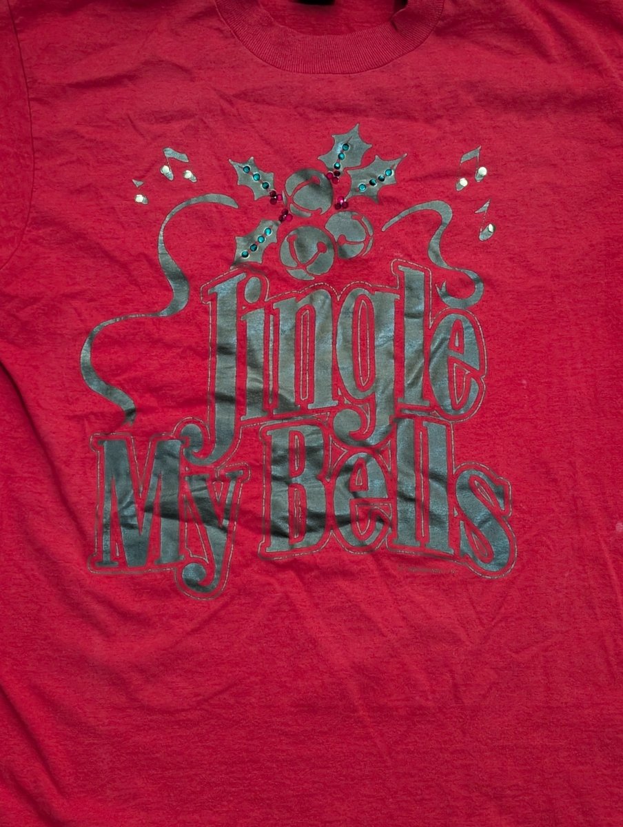 1989 'Jingle My Bells' Christmas TeeBest - T-Shirts - ThrowbackBuys - Shiznit