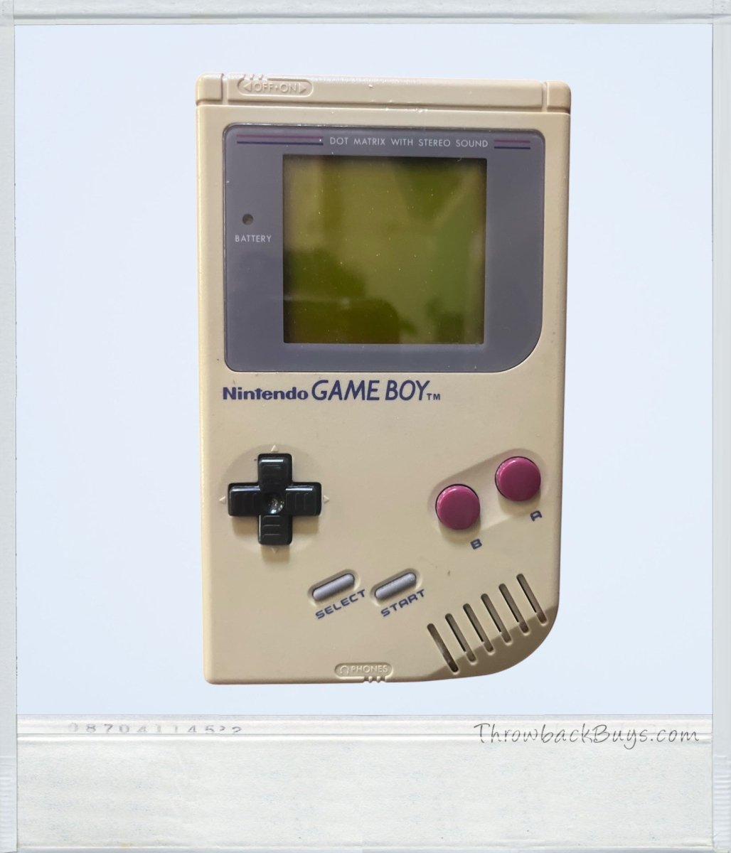 1989 - Nintendo Gameboy Original - Handheld Consoles - ThrowbackBuys - ThrowbackBuys