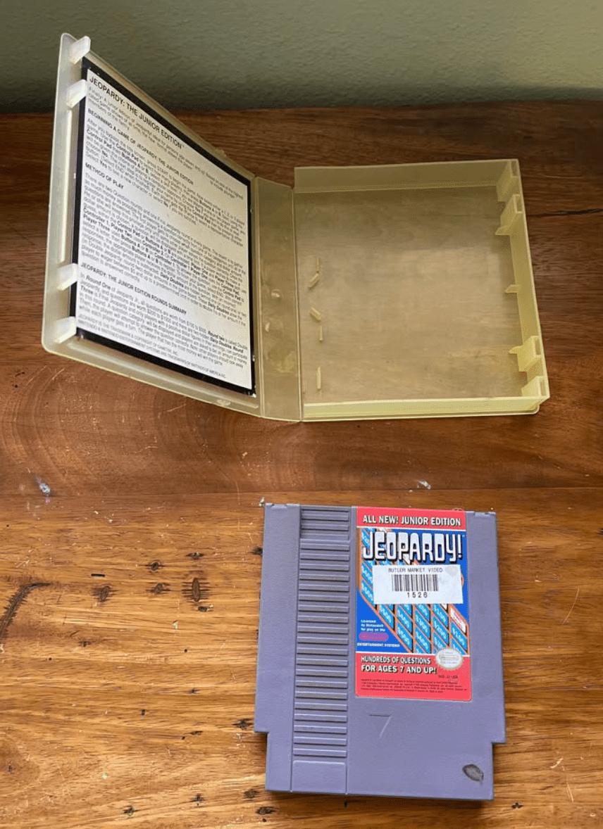 1989 Nintendo Nes Jeapordy Jr - Video Games - ThrowbackBuys - Northwesttraders