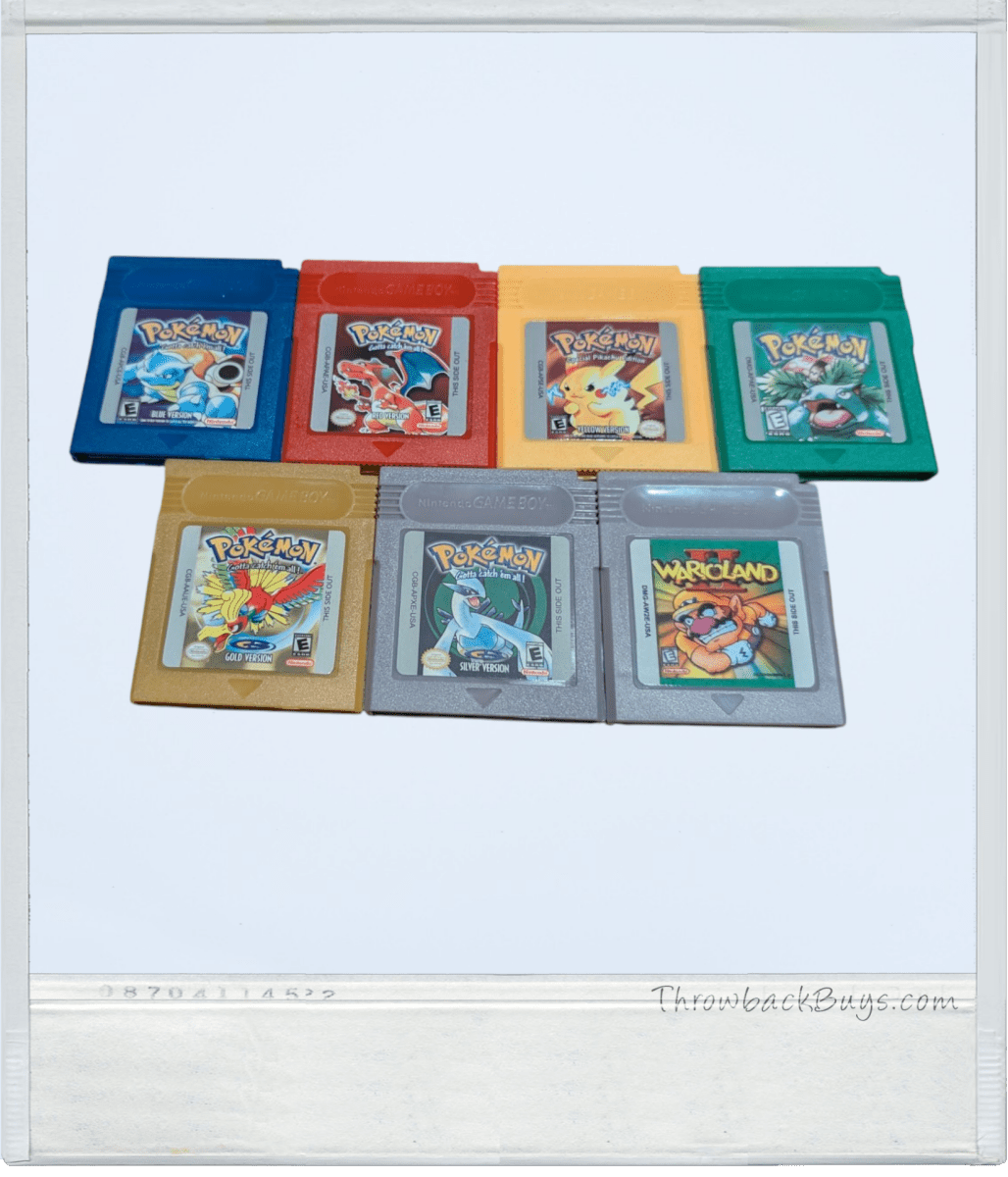 1989 - Original Gameboy DMG - 01 w/ one free game (MODIFIED) - IPS screen and see - through Purple Shell - Handheld Consoles - ThrowbackBuys - Slaqr Retro Gaming & Collectibles