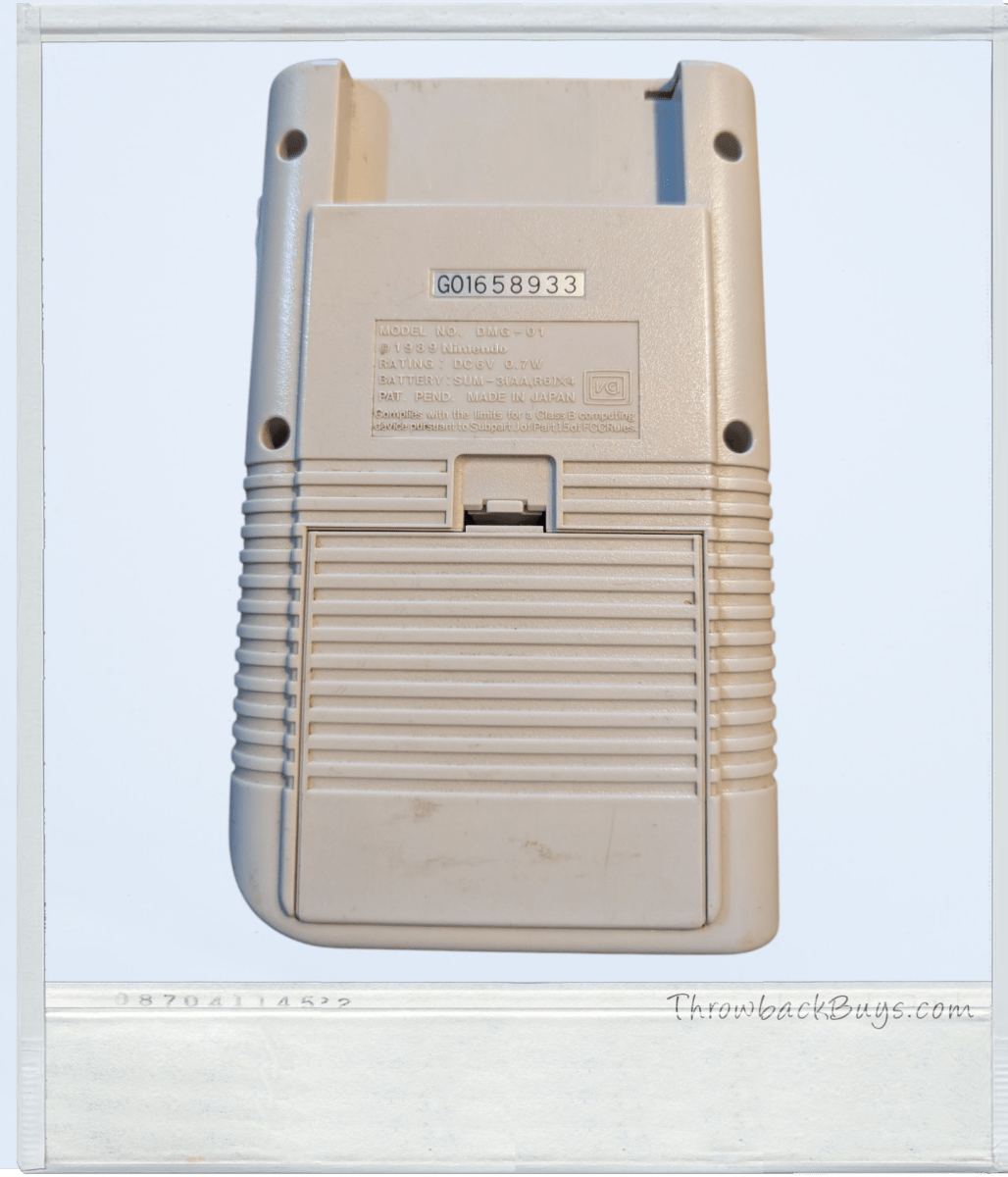 1989 - Original Gameboy DMG - 01 w/ one free game (REFURBISHED) - GREY - Handheld Consoles - ThrowbackBuys - Slaqr Retro Gaming & Collectibles