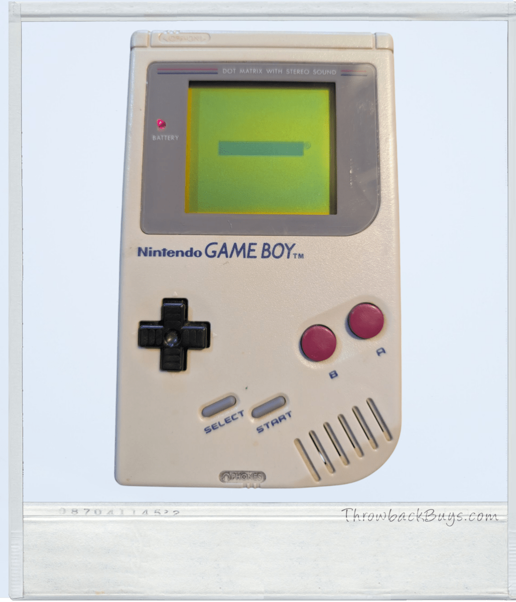 1989 - Original Gameboy DMG - 01 w/ one free game (REFURBISHED) - GREY - Handheld Consoles - ThrowbackBuys - Slaqr Retro Gaming & Collectibles