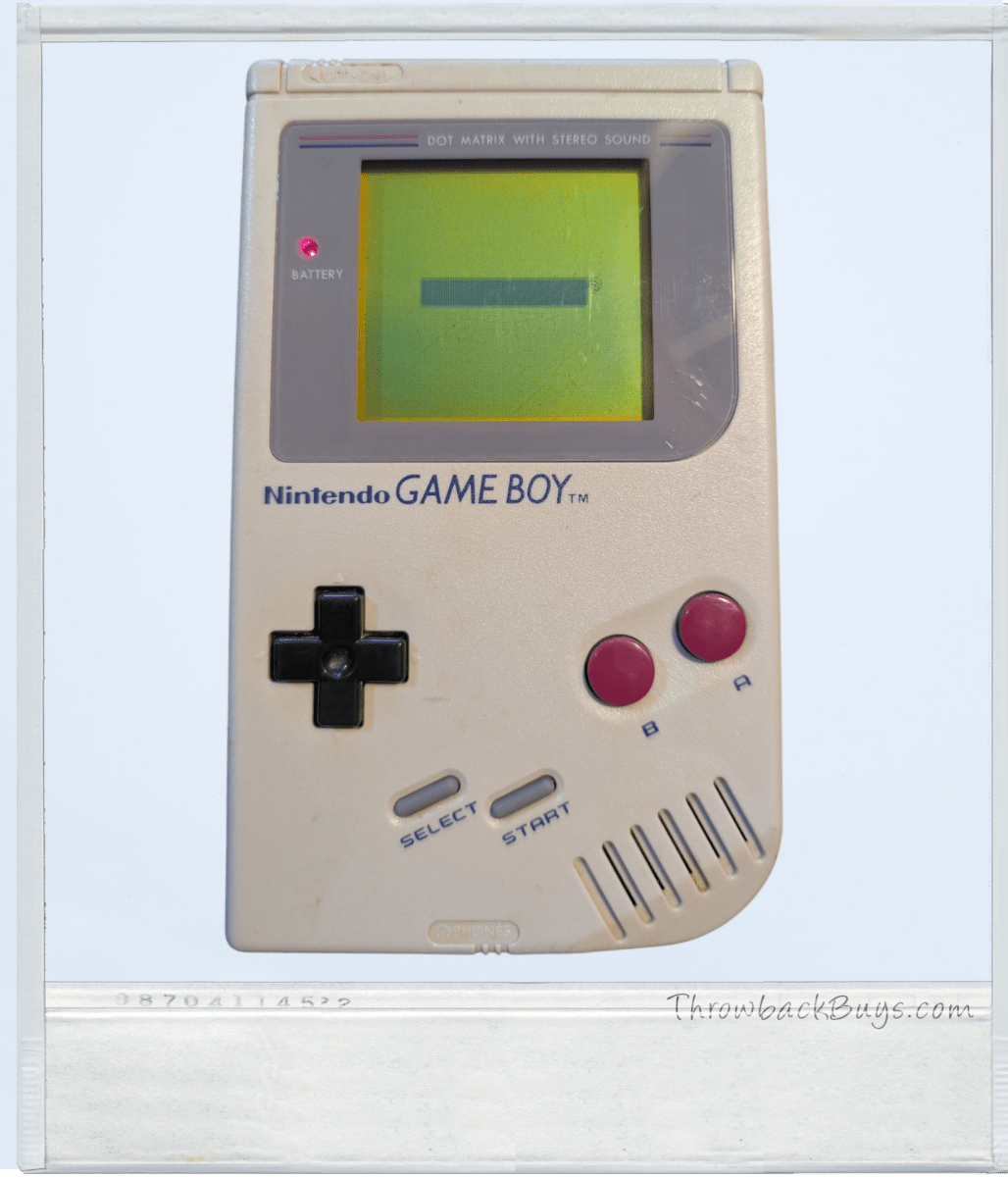 1989 - Original Gameboy DMG - 01 w/ one free game (REFURBISHED) - GREY - Handheld Consoles - ThrowbackBuys - Slaqr Retro Gaming & Collectibles