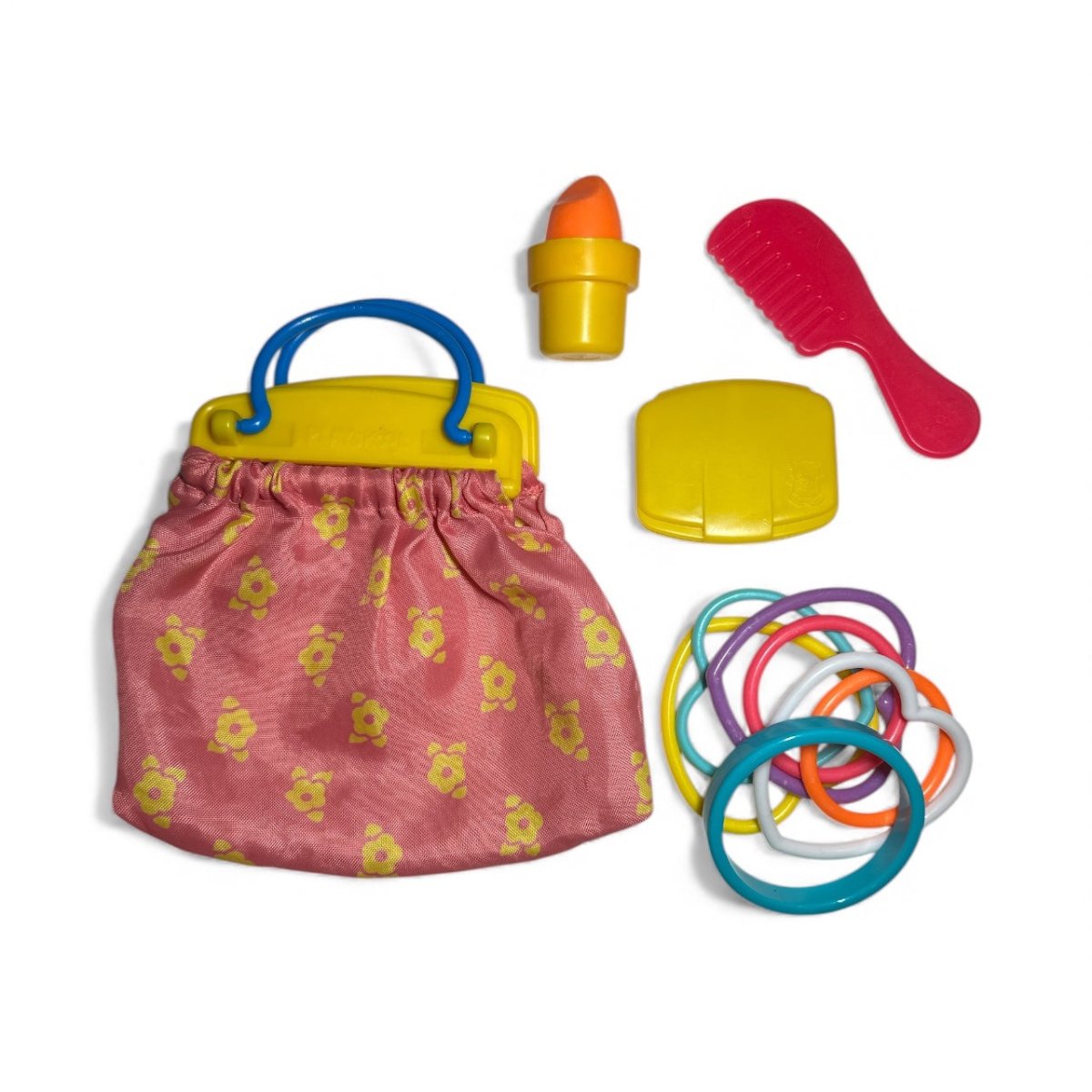 1989 – Playskool: Pretend Play Purse with Accessories - Action Figures & Collectibles - ThrowbackBuys - Abunnysvintageco