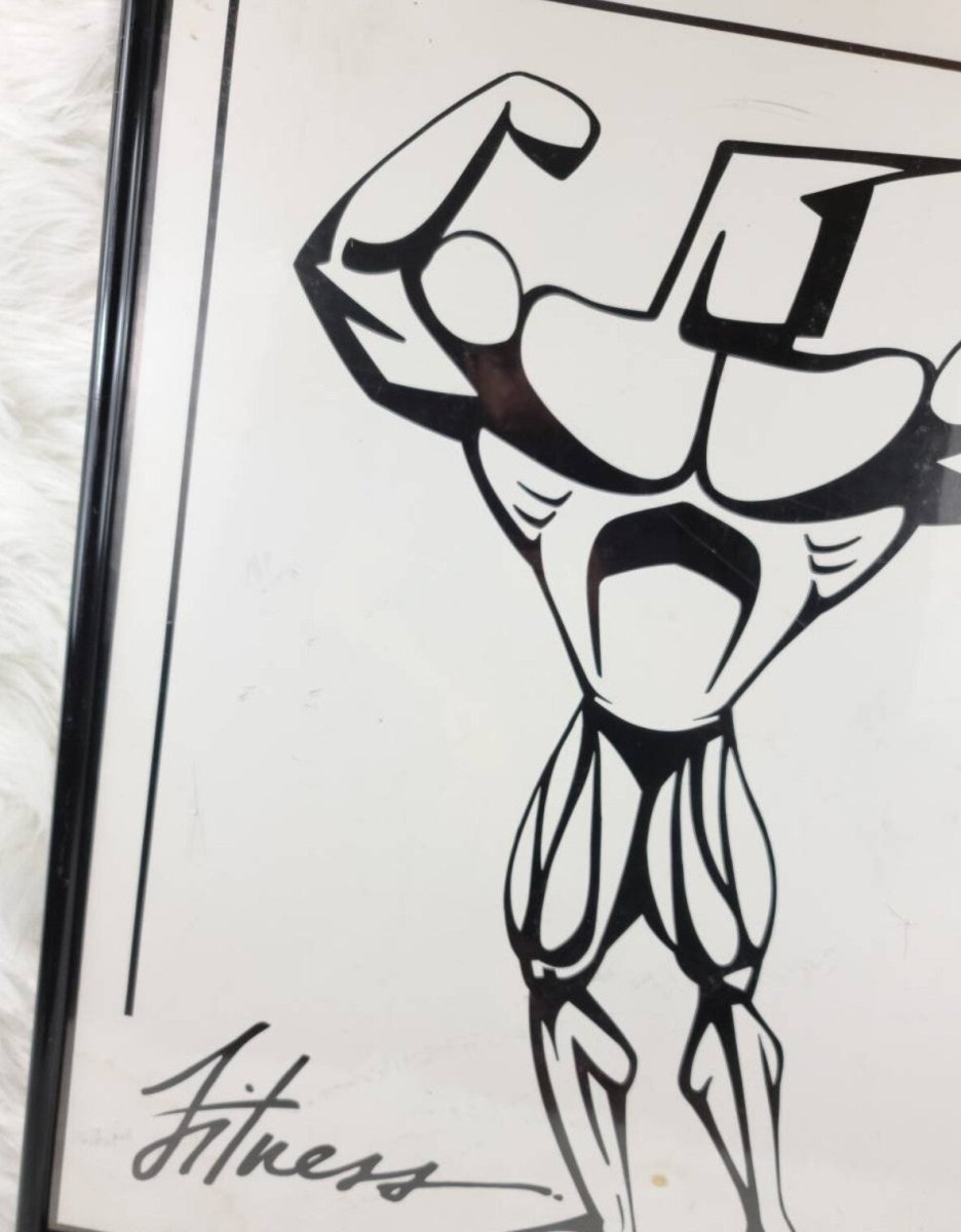 1989 - Success Fitness Company Wall Decor, Healthy Lifestyle, Gym Training - Posters - ThrowbackBuys - The Thrifty Gypsyy Shop