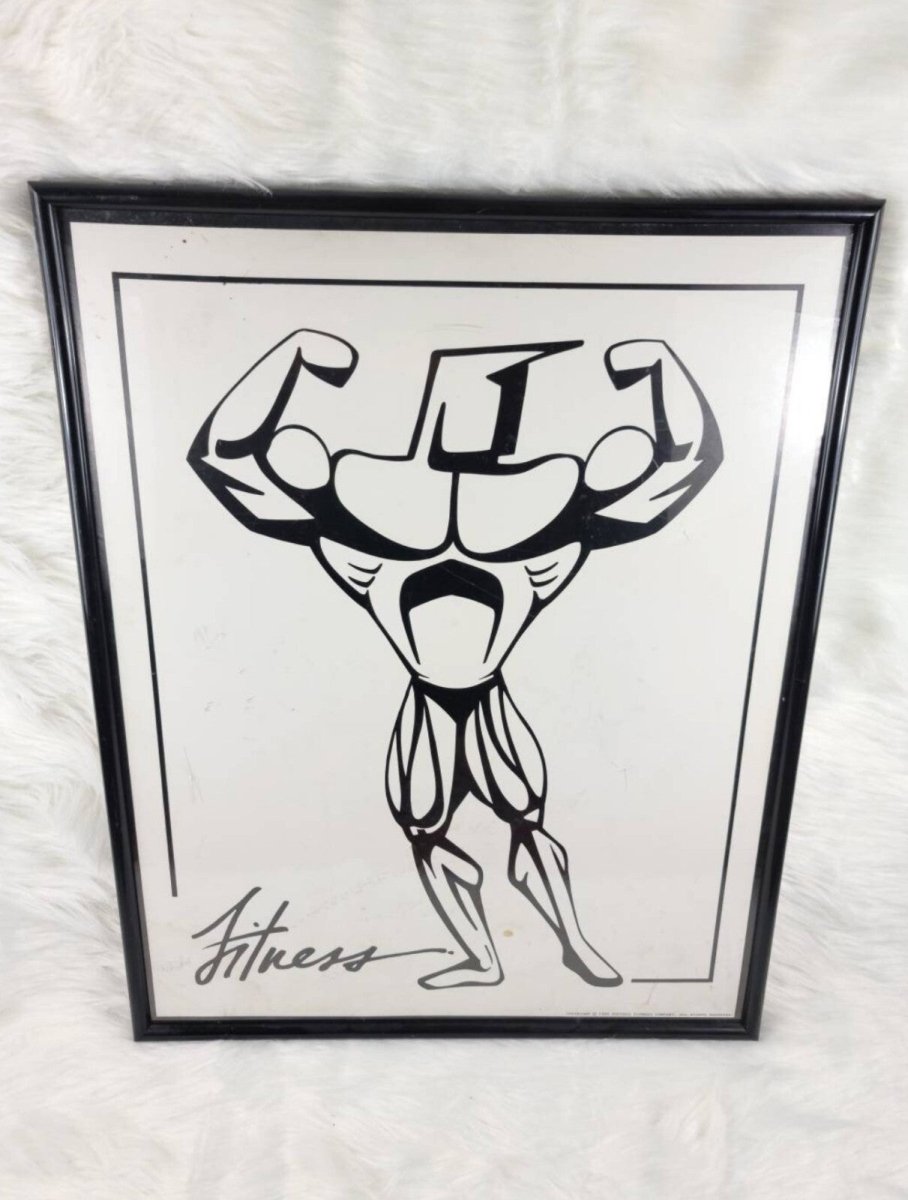 1989 - Success Fitness Company Wall Decor, Healthy Lifestyle, Gym Training - Posters - ThrowbackBuys - The Thrifty Gypsyy Shop
