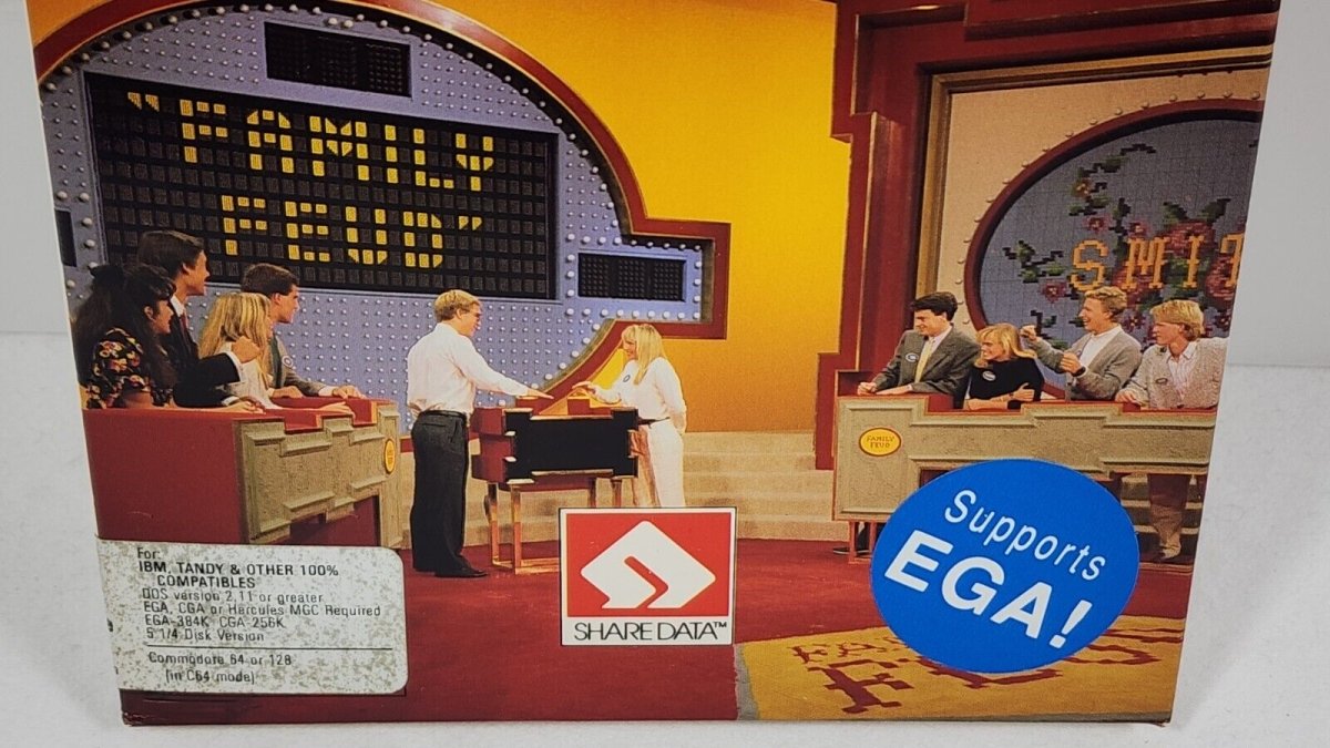 1989 - The All New Family Feud Official TV Game Show (IBM, Tandy) PC Game - Video Games - ThrowbackBuys - ResellerDoor