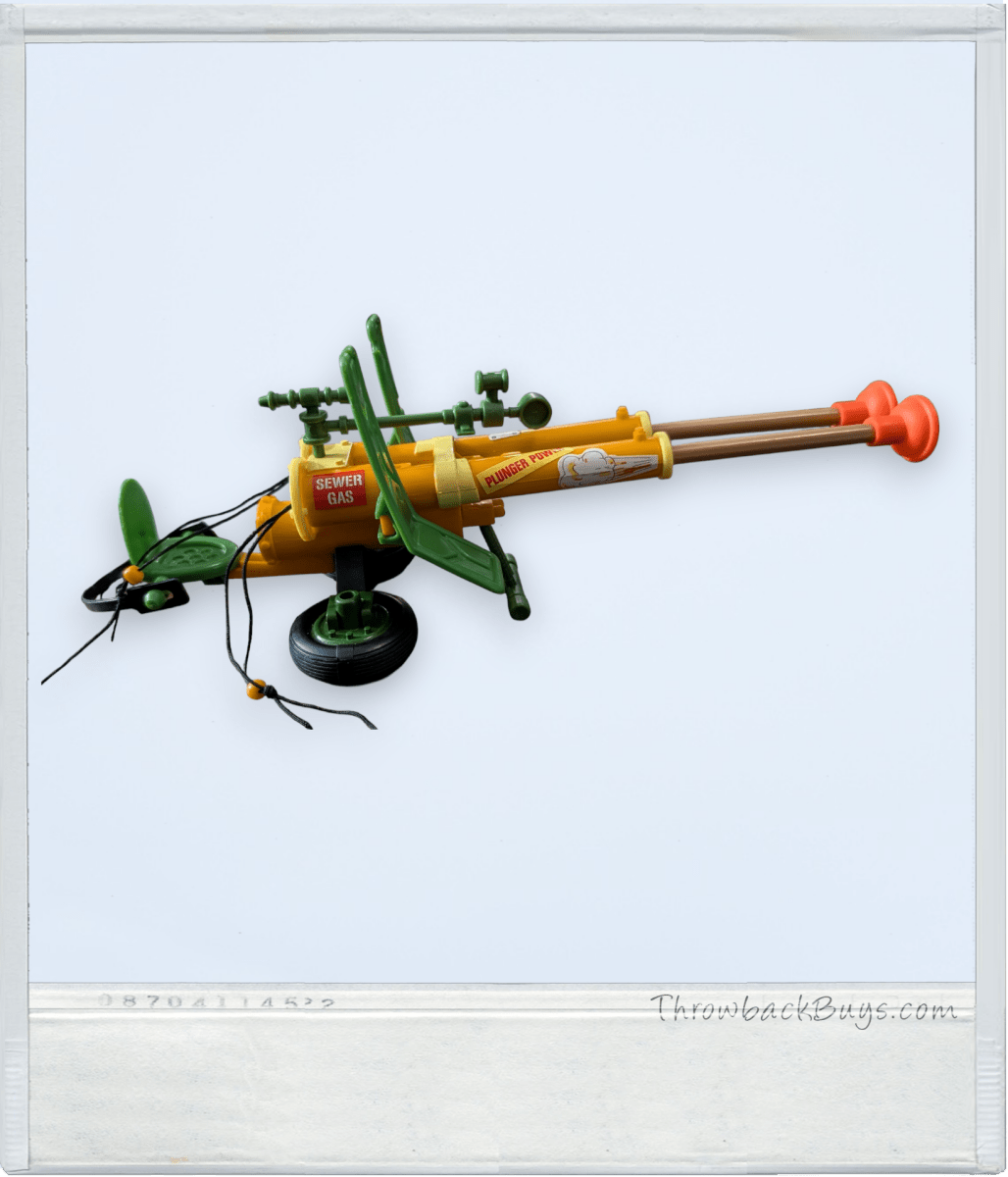 1989 - TMNT Vehicle - Double Barreled Plunger Gun (Complete) - Action Figures & Collectibles - ThrowbackBuys - Slaqr Retro Gaming & Collectibles
