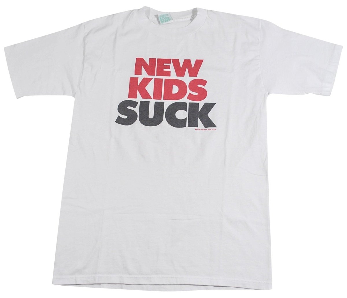1989 - Yesterday's Attic: New Kids Suck T-Shirt - Unisex Large - T-Shirts - ThrowbackBuys -Yesterday's Attic