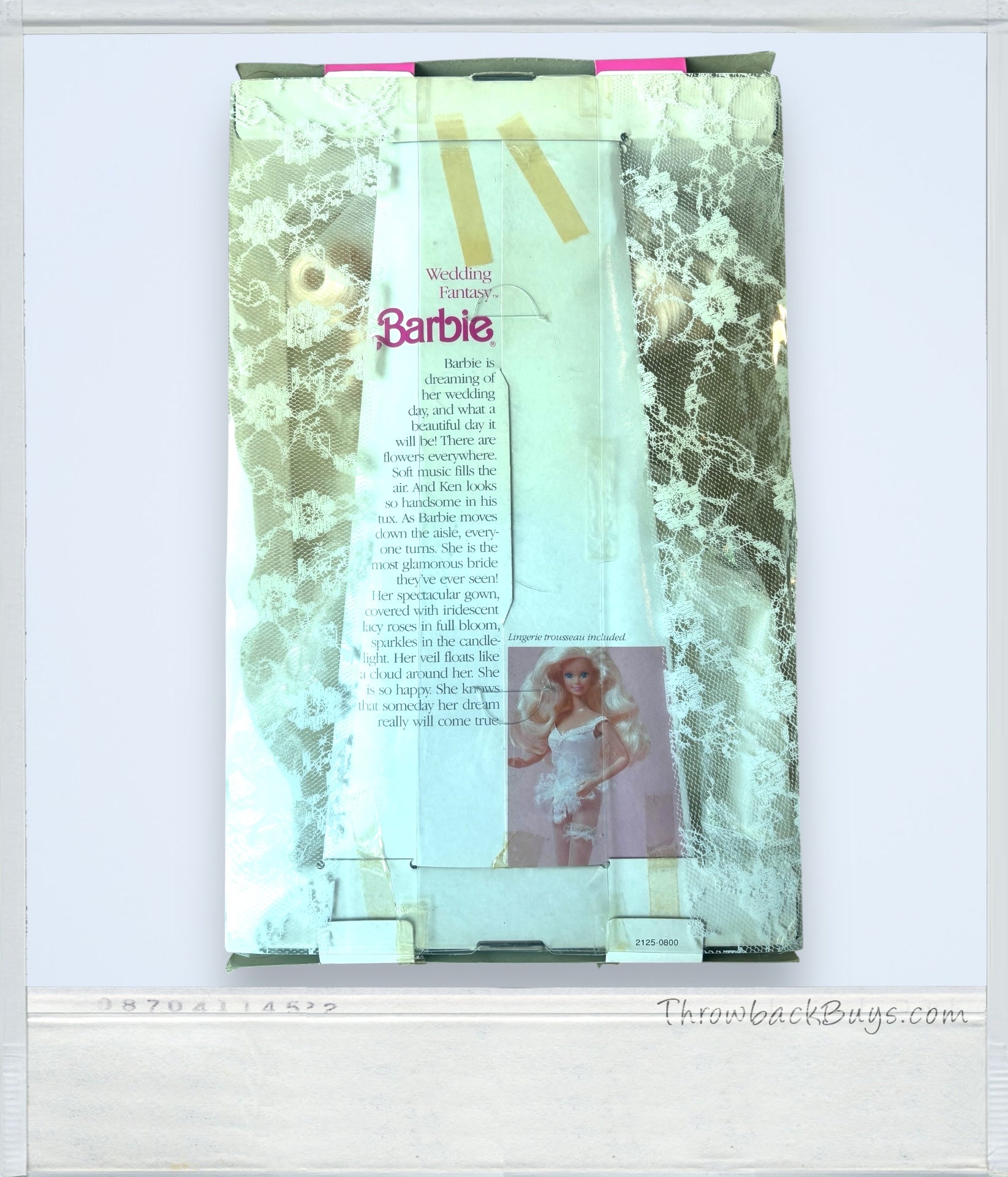 1989 - Wedding Fantasy Bridal Barbie Doll in Box