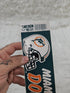 1990 - 12in Miami Dolphins NFL Football Bumper Sticker Decal Team NFL - Paper Goods - ThrowbackBuys - The Thrifty Gypsyy Shop