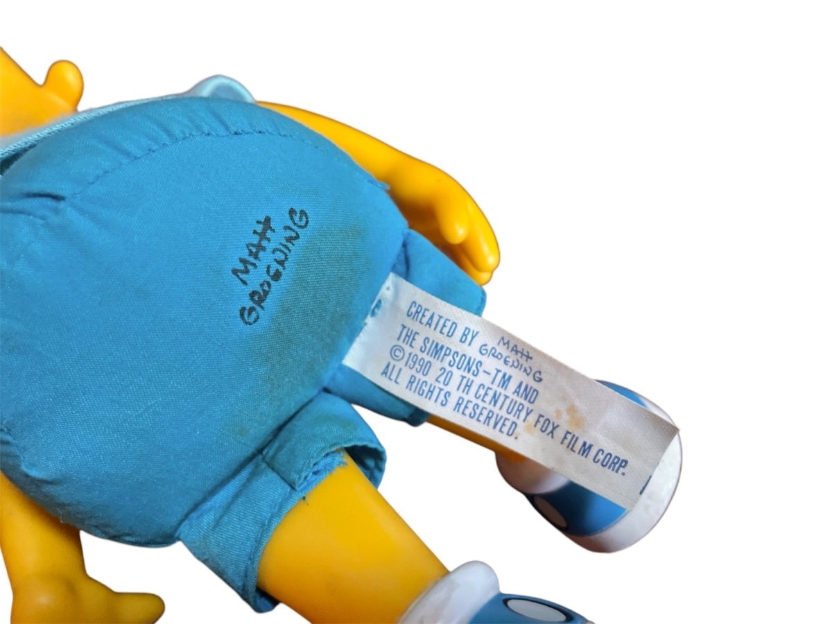Peluche Bart Simpsons Vintage 1990 20th Century FOX - Collection Peluche Bart Simpsons Vintage 1990 20th Century FOX - Collection