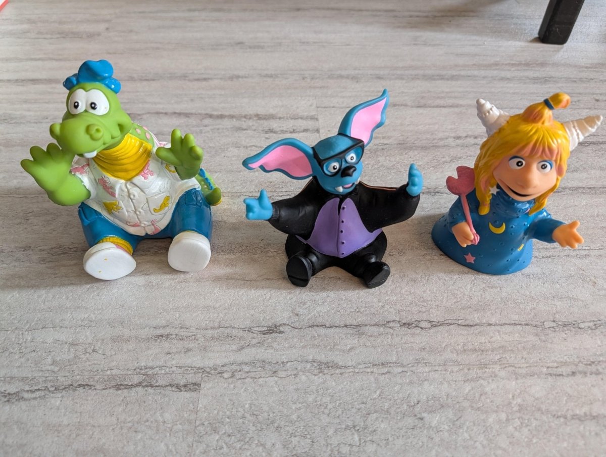 1990 Eureka's Castle Puppets (x3) - Pizza Hut - Collectible Toys - ThrowbackBuys - Slaqr Retro Gaming & Collectibles