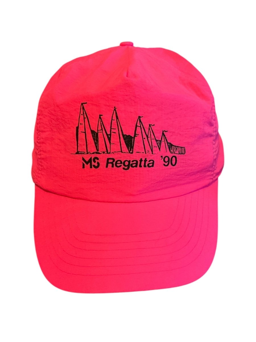 1990 Neon Pink MS Regatta Hat - Hats - ThrowbackBuys - Shiznit