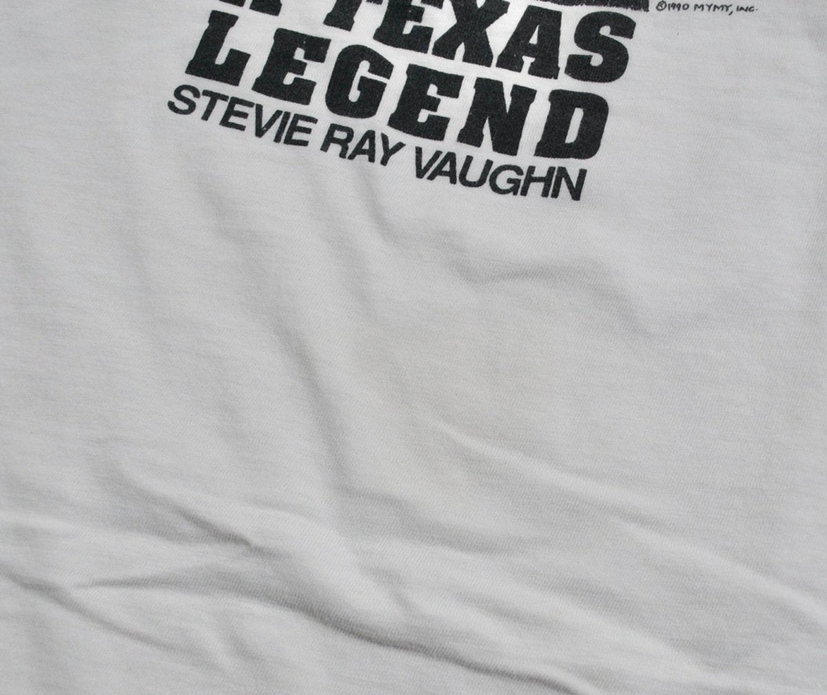 1990 - Stevie Ray Vaughn: A Texas Legend Shirt - XL - T-Shirts - ThrowbackBuys -Yesterday's Attic