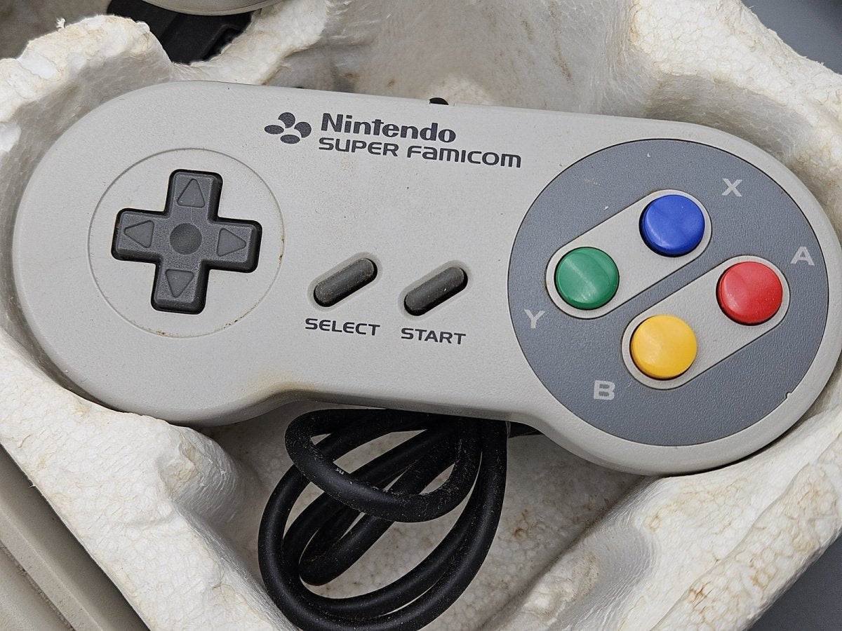 1990 – Super Famicom: Console with 2 Controllers - Video Games - ThrowbackBuys - Pinnaclecollectibles