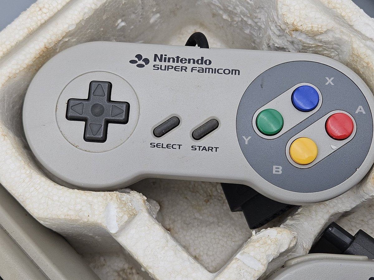 1990 – Super Famicom: Console with 2 Controllers - Video Games - ThrowbackBuys - Pinnaclecollectibles