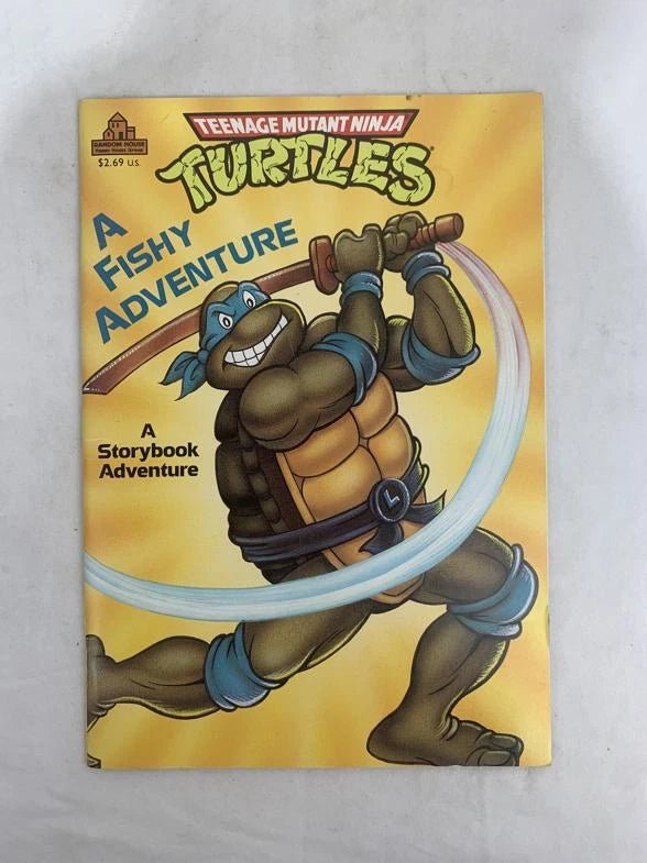 1990 - Teenage Mutant Ninja Turtles: A Fishy Adventure by Kevin Eastman - Books - ThrowbackBuys - ResellerDoor
