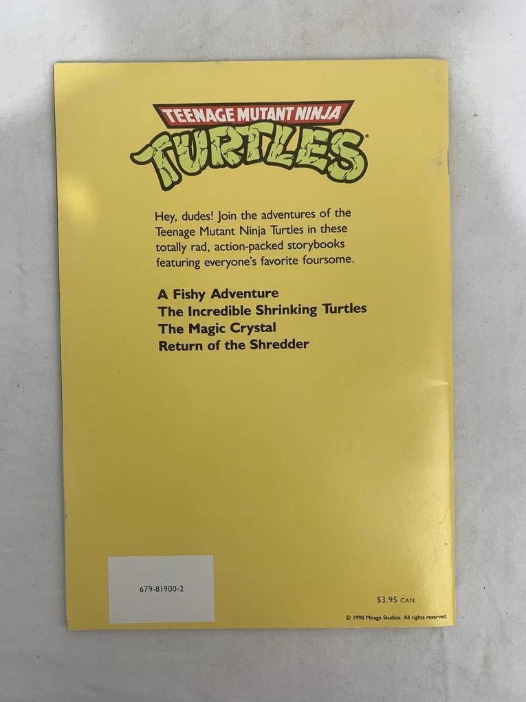 1990 - Teenage Mutant Ninja Turtles: A Fishy Adventure by Kevin Eastman - Books - ThrowbackBuys - ResellerDoor
