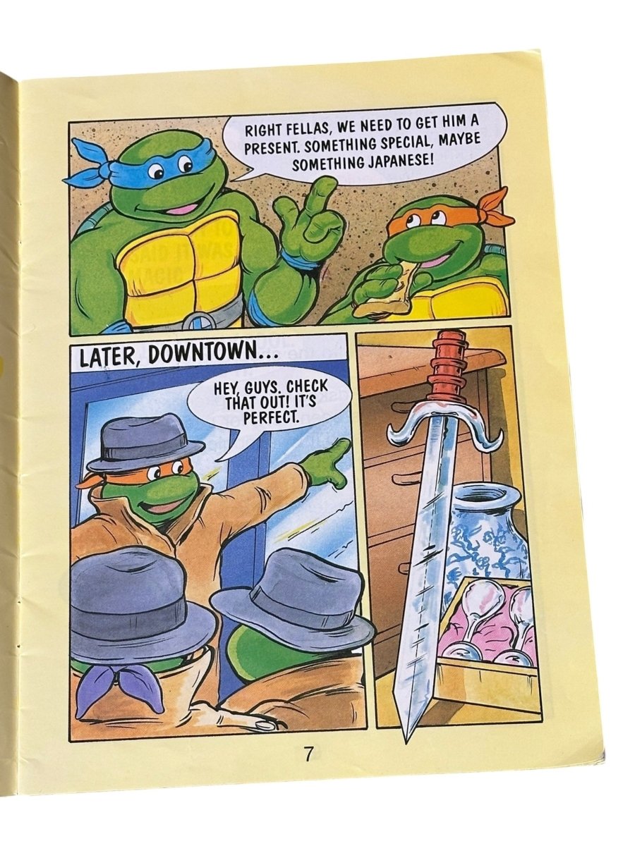 1990 Teenage Mutant Ninja Turtles - The Magic Sword Of Nowhere - Books - ThrowbackBuys - Abunnysvintageco