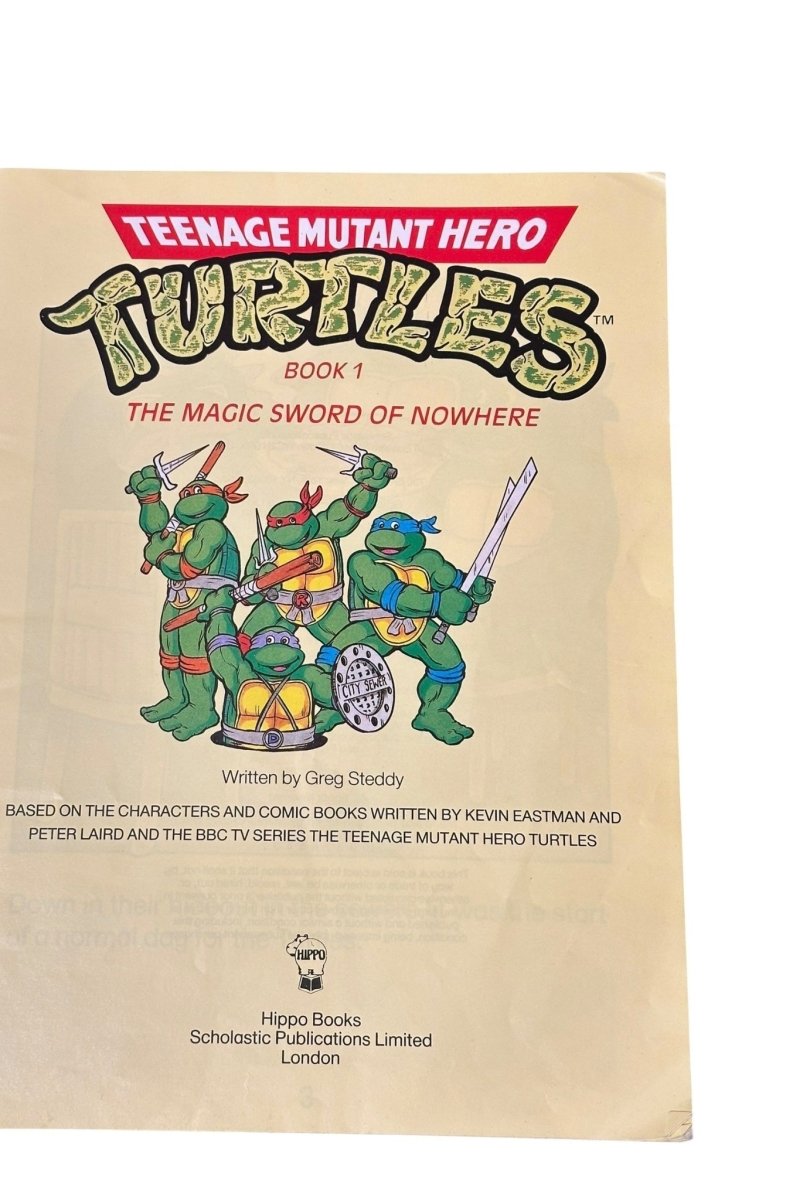 1990 Teenage Mutant Ninja Turtles - The Magic Sword Of Nowhere - Books - ThrowbackBuys - Abunnysvintageco