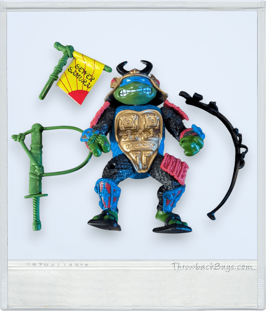 1990 - TMNT Action Figure - Leo, the Sewer Samurai (Nearly Complete) - Action Figures & Collectibles - ThrowbackBuys - Slaqr Retro Gaming & Collectibles
