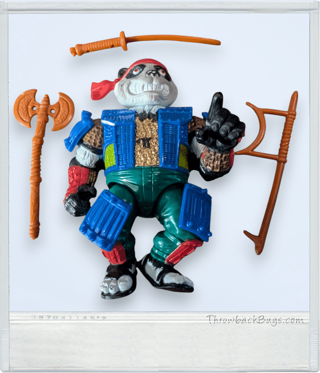 1990 - TMNT Action Figure - Panda Khan (Incomplete) - Action Figures & Collectibles - ThrowbackBuys - Slaqr Retro Gaming & Collectibles
