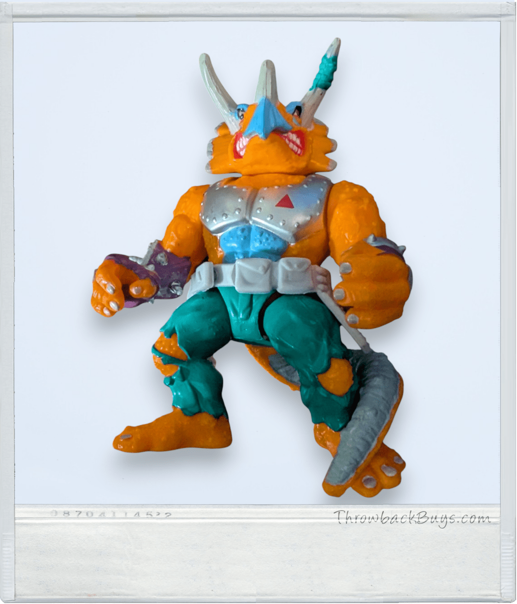 1990 - TMNT Action Figure - Triceraton (Nearly Complete) - Action Figures & Collectibles - ThrowbackBuys - Slaqr Retro Gaming & Collectibles