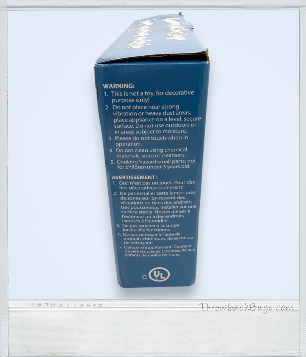 1990s – Aquarium Motion Lamp: Rotating Tropical Fish Seascape – Frutiger Aero/Y2K - RARE - Decor - ThrowbackBuys - ThrowbackBuys