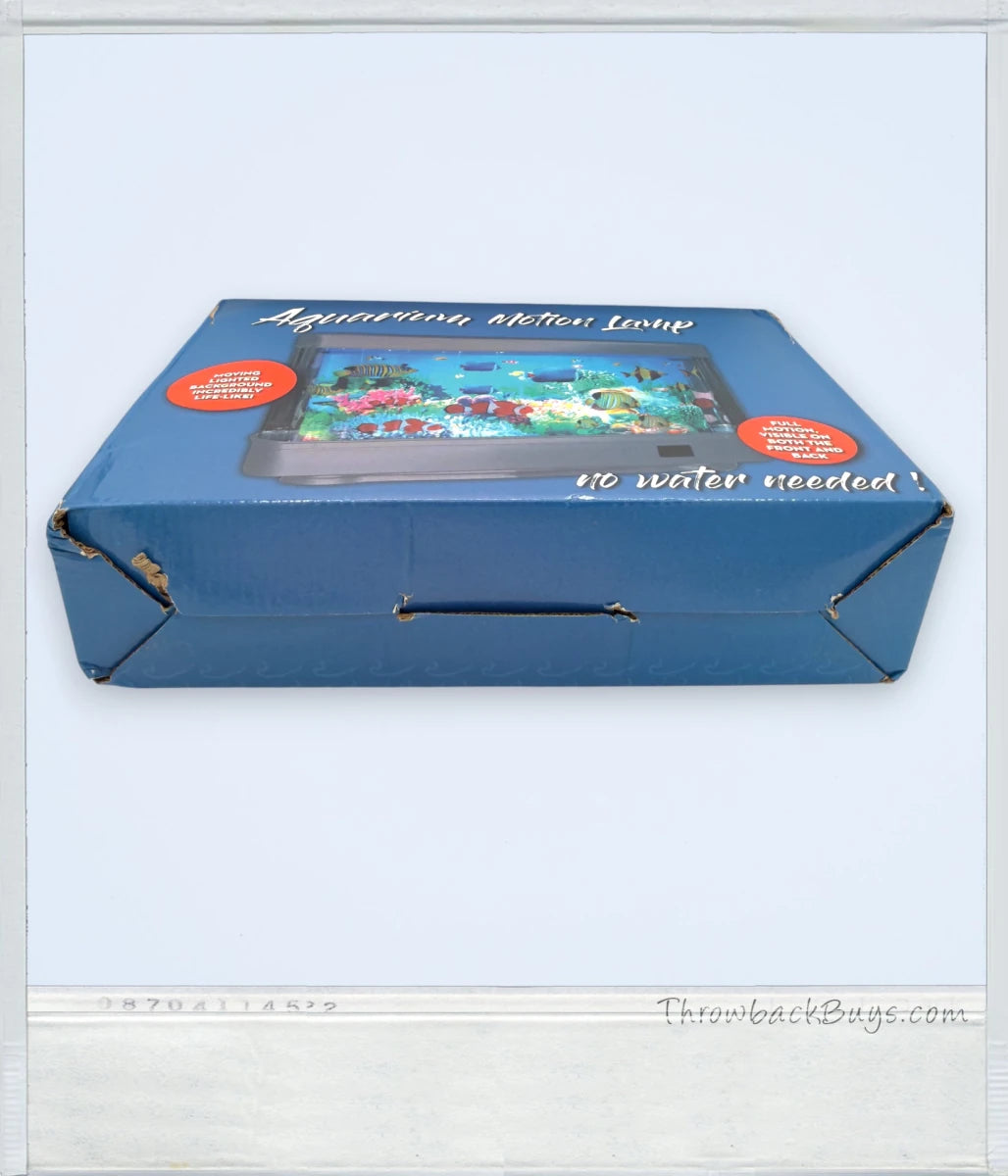 1990s – Aquarium Motion Lamp: Rotating Tropical Fish Seascape – Frutiger Aero/Y2K - RARE - Decor - ThrowbackBuys - ThrowbackBuys