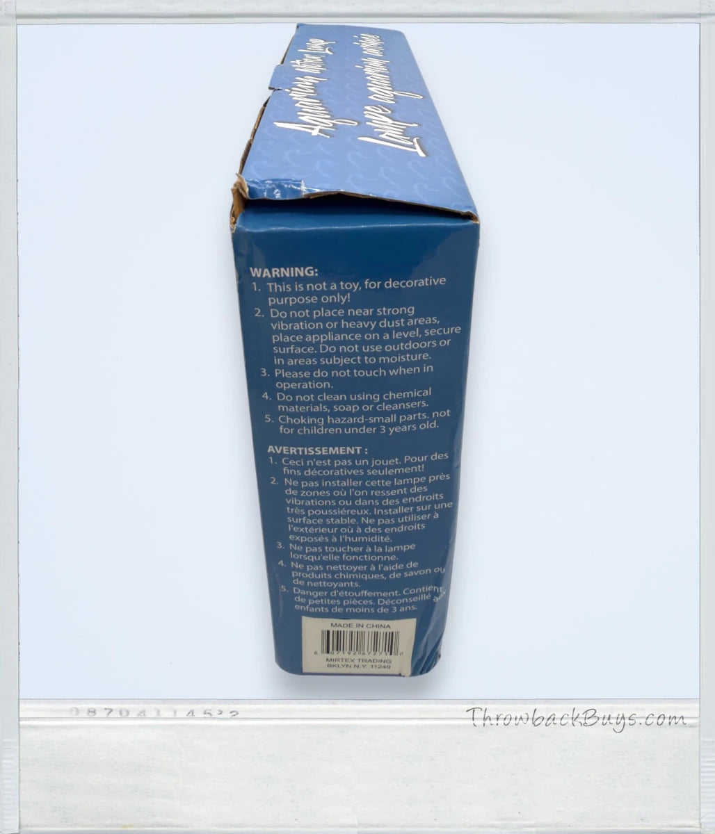 1990s – Aquarium Motion Lamp: Rotating Tropical Fish Seascape – Frutiger Aero/Y2K - RARE - Decor - ThrowbackBuys - ThrowbackBuys