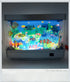 1990s – Aquarium Motion Lamp: Rotating Tropical Fish Seascape – Frutiger Aero/Y2K - RARE - Decor - ThrowbackBuys - ThrowbackBuys