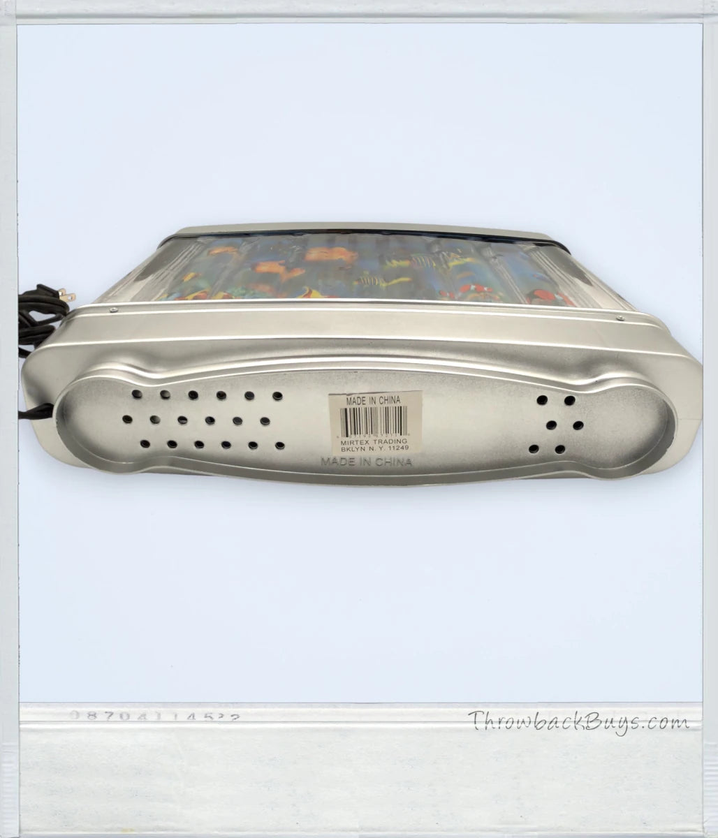 1990s – Aquarium Motion Lamp: Rotating Tropical Fish Seascape – Frutiger Aero/Y2K - RARE - Decor - ThrowbackBuys - ThrowbackBuys